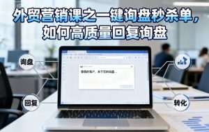 外贸营销课之一键询盘秒杀单,如何高质量回复询盘-壹浩聊项目
