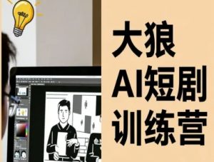 大狼AI短剧训练营-短剧课程(更新中)-壹浩聊项目