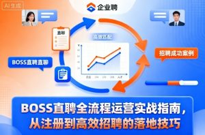 BOSS直聘全流程运营实战指南,从注册到高效招聘的落地技巧-壹浩聊项目