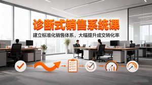 诊断式销售系统课,建立标准化销售体系,大幅提升成交转化率-壹浩聊项目